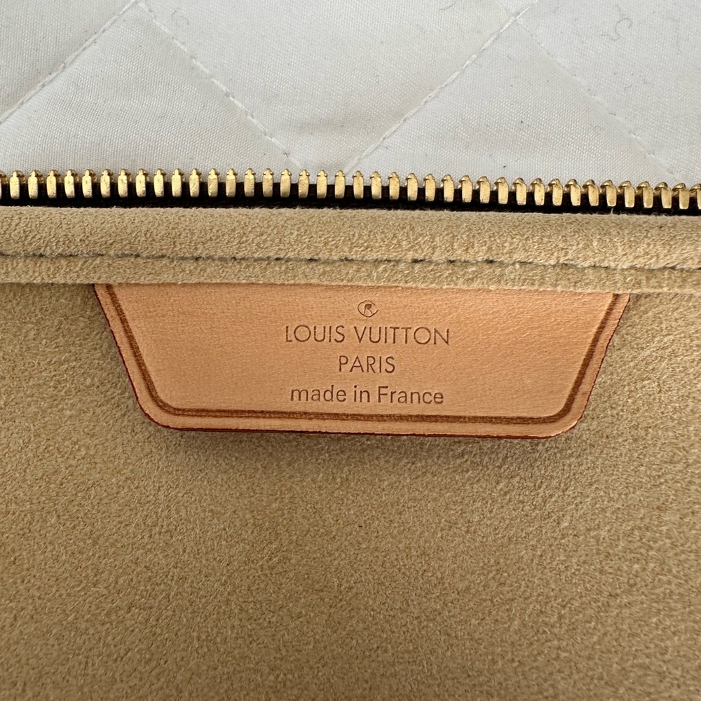 Louis Vuitton Brown and Gold Laptop Bag - Picture 5 of 10